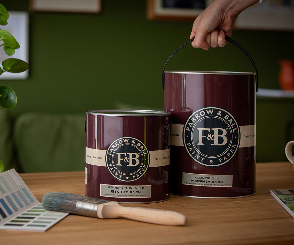 Farrow & Ball paint tins